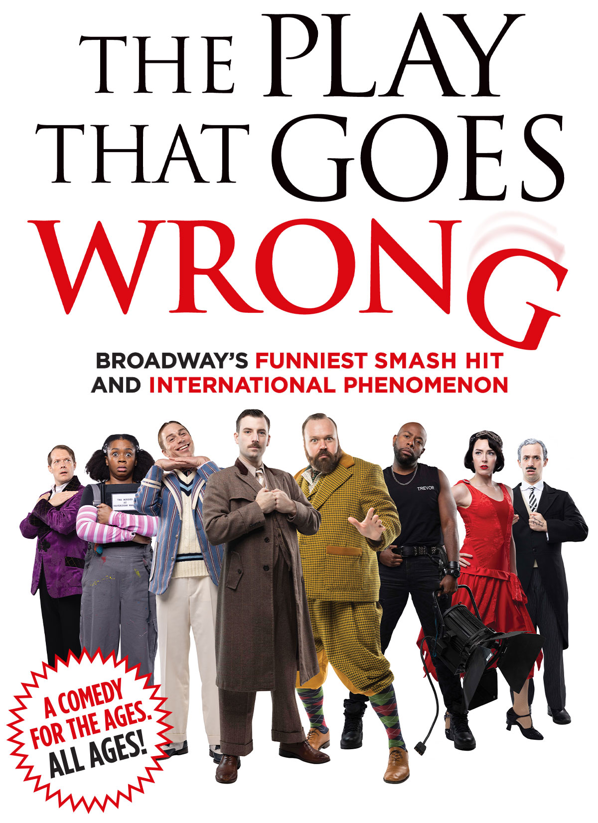 The Play That Goes Wrong key art